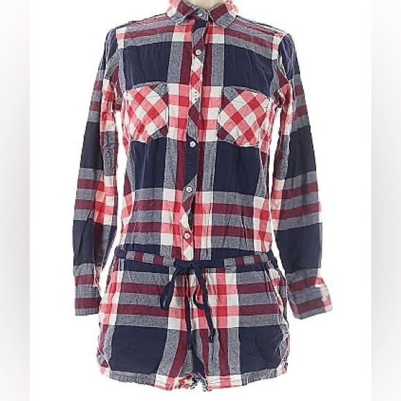 aerie Pants - Aerie like new plaid romper